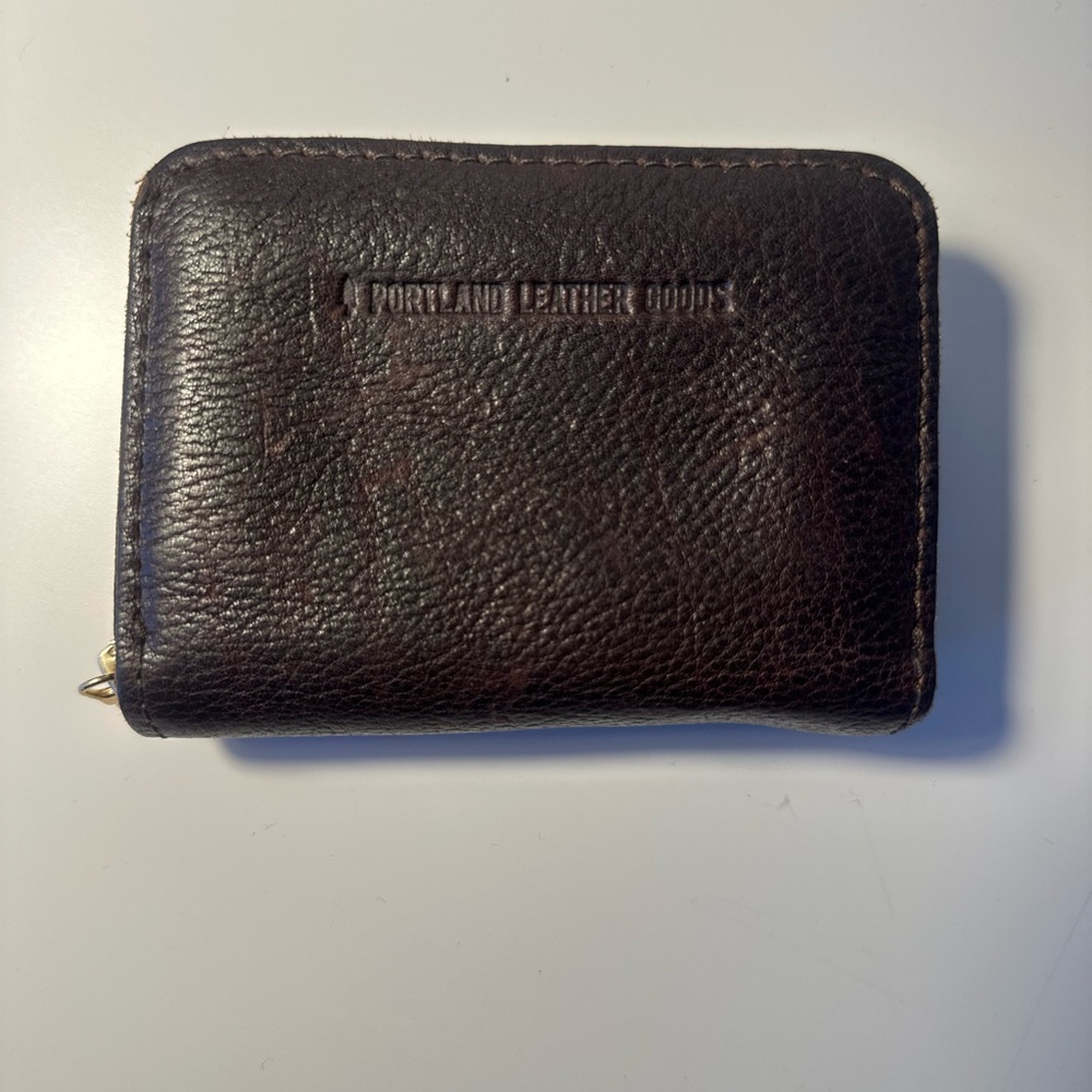 Portland Leather Dark Brown Card Holder